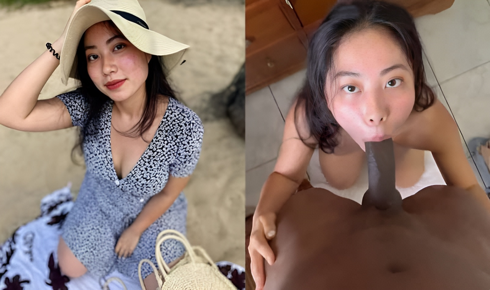 Nhi Nguyen is een internationale student en haar westerse vriend